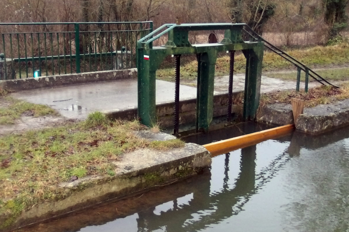 Vannage du déversoir d'Ocquerre