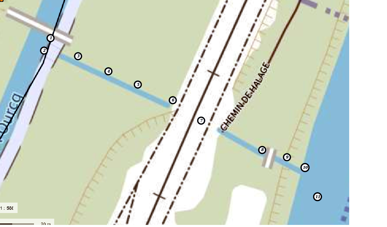 Carte IGN récente annotée. Infographie AFLO - 2026