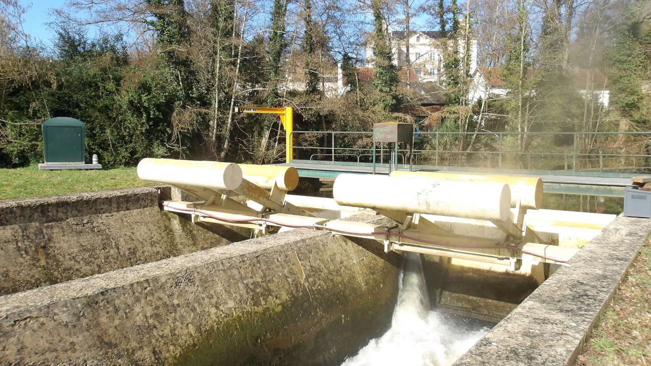 Vanne AMIL de l'écluse de Marolles
