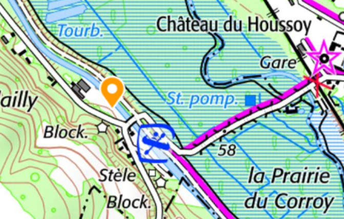 Plan de situation du bloc n°&nbsp;10