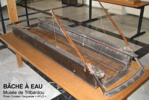 Bâche à eau - Maquette, début 20e siècle, musée de Trilbardou