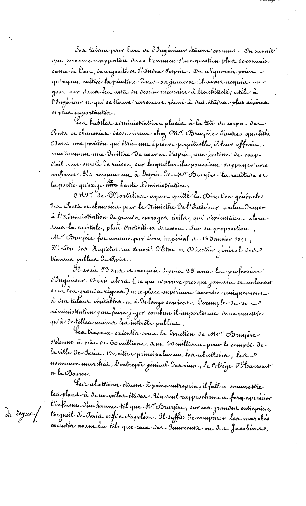 Discours de NAVIER lors des obsèques de Louis BRUYÈRE - page 2/4