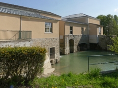 Façade Nord, vue du canal