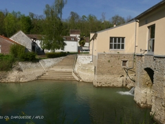 Façade Ouest, vue de l'arrière