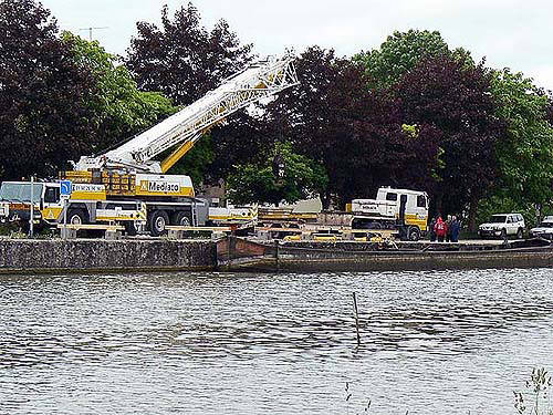 Vue générale du chantier